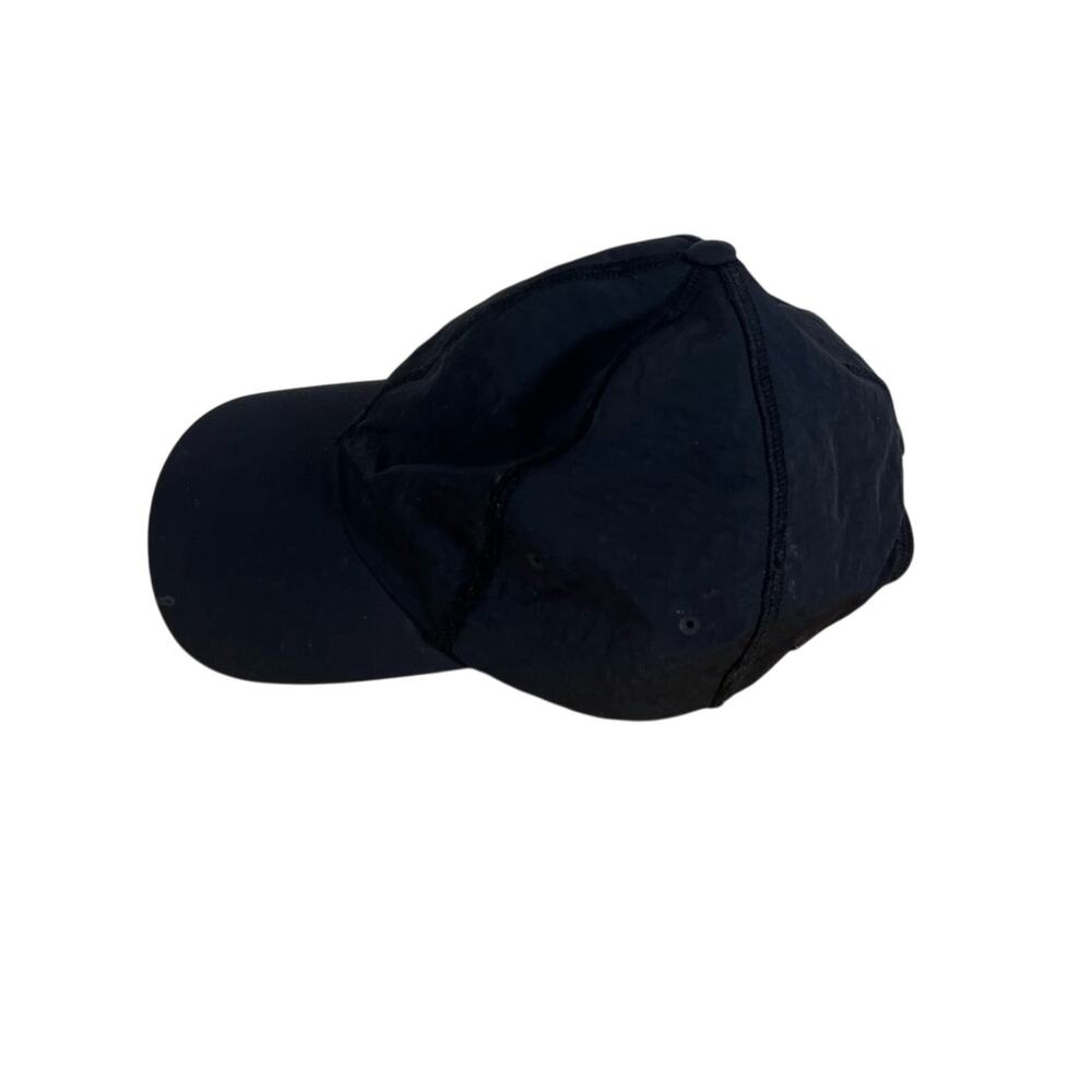 Lululemon Black Baseball Cap Hat Lightspeed Adjus… - image 2